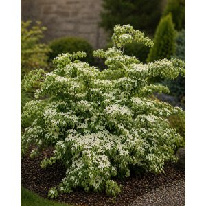 Drieň japonský (Cornus kousa) ´MILKY WAY´ – výška 100–120 cm, kont. C7L